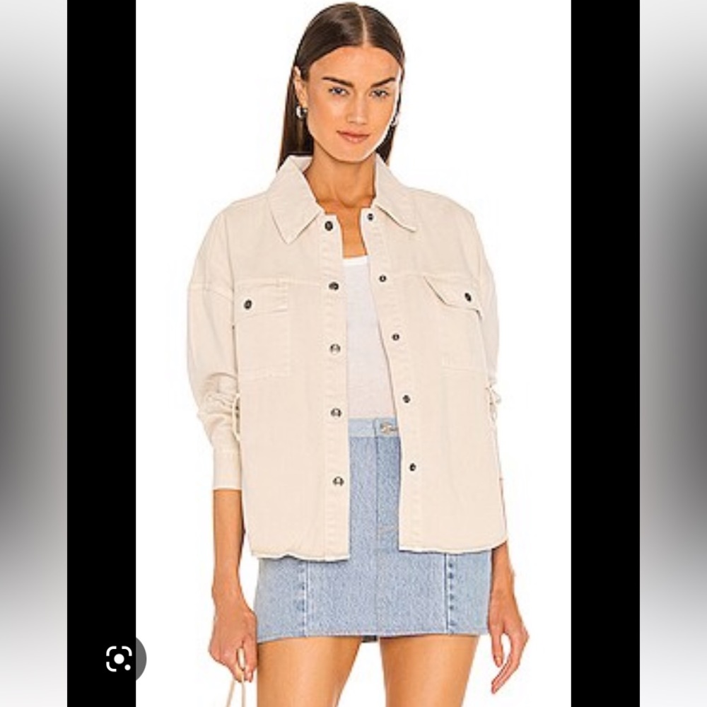 AMUSE SOCIETY dorr woven Jacket in Sand